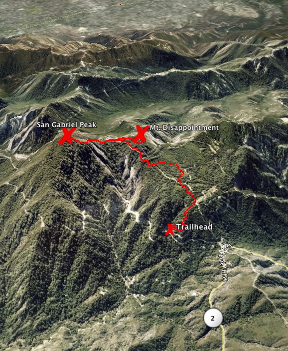Mount Disappointment Trail to San Gabriel Peak Los Angeles